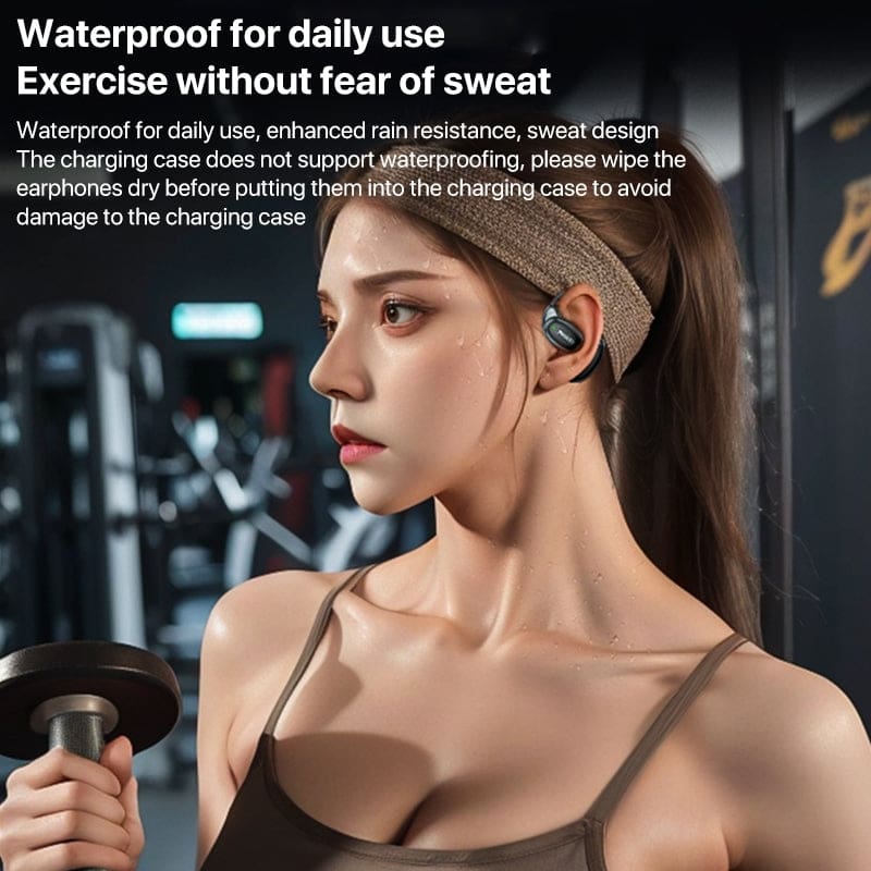 Yesido YSP19 Open-Ear BT 5.4 Sport Earphones, Secure Ear-Hook Fit, 6-Hour Playtime with 400mAh Charging Case - Image 4
