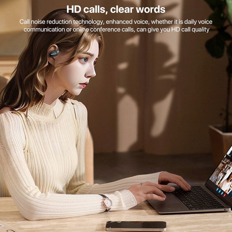 Yesido YSP19 Open-Ear BT 5.4 Sport Earphones, Secure Ear-Hook Fit, 6-Hour Playtime with 400mAh Charging Case - Image 8