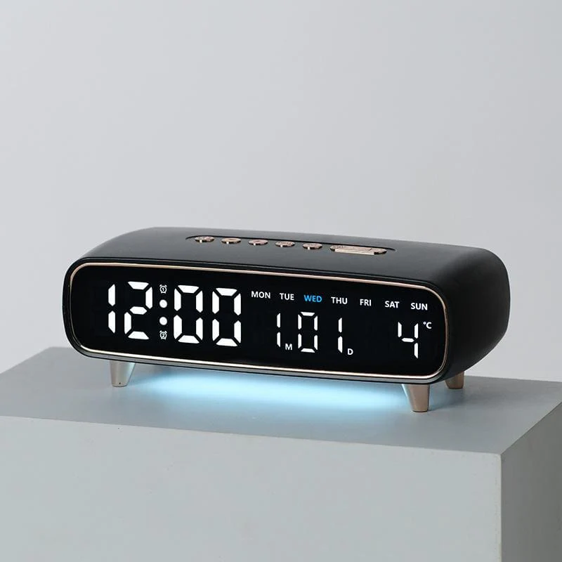 YX2819 Multi-Function LED Digital Alarm Clock with Intelligent Night Light and Dual Alarm System - Image 10