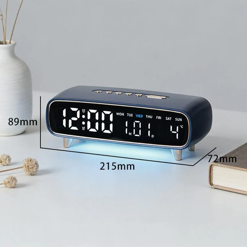 YX2819 Multi-Function LED Digital Alarm Clock with Intelligent Night Light and Dual Alarm System - Image 8