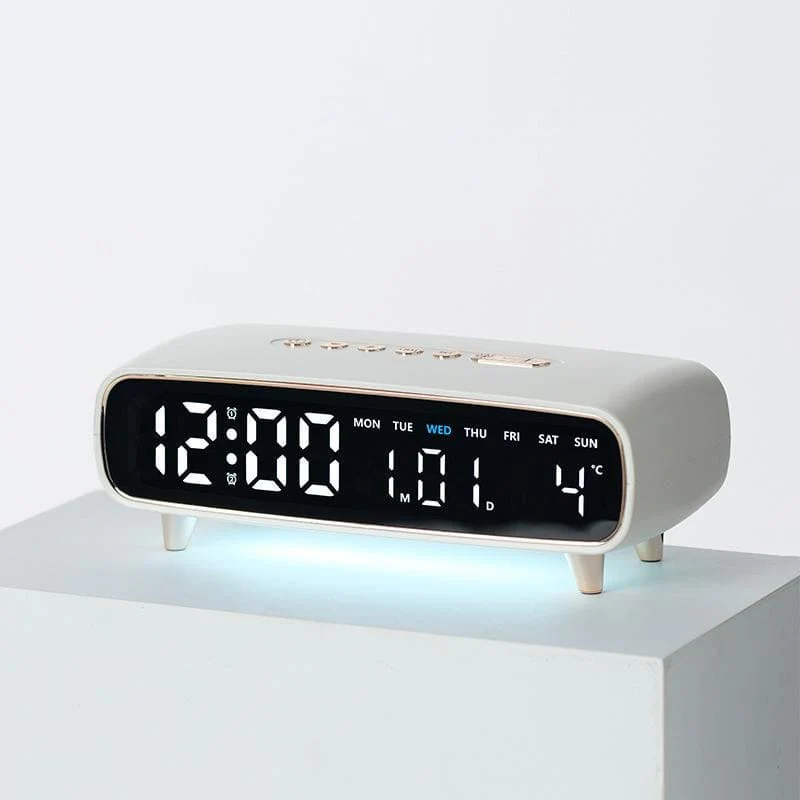 YX2819 Multi-Function LED Digital Alarm Clock with Intelligent Night Light and Dual Alarm System - Image 9
