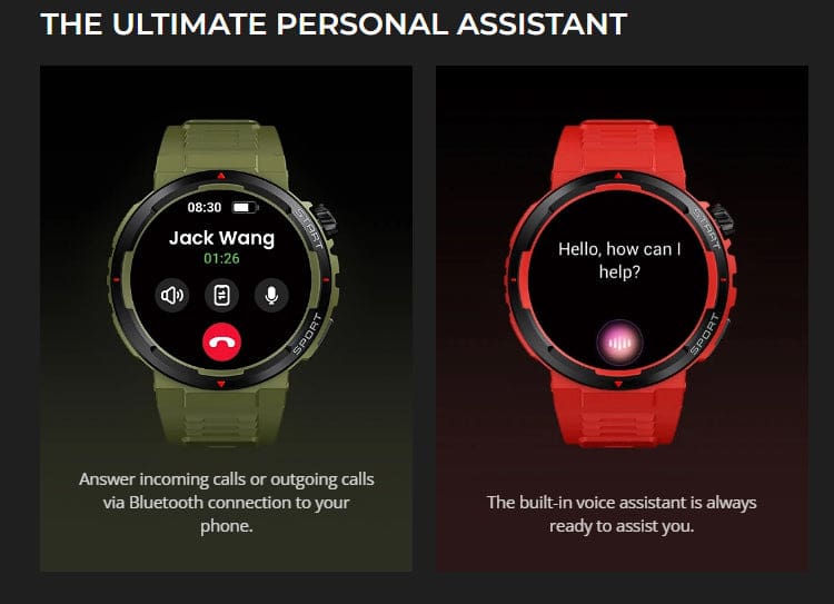 Zeblaze Ares 3 Plus Smart Watch + Fitness Tracker, 1.43" AMOLED Display - Image 9