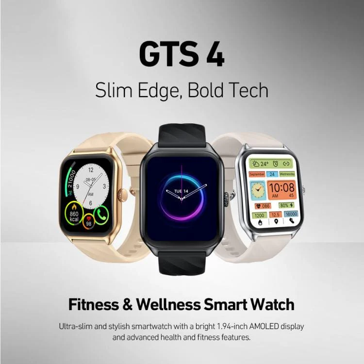 Zeblaze GTS 4 Smart Watch, 1.94" AMOLED Display, Bluetooth Calling & IP68 Waterproof - Image 2
