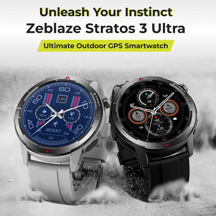 Zeblaze Stratos 3 Ultra Rugged Smart Watch, 1.43in AMOLED Display, 5ATM, Bluetooth Voice Calls - Image 2