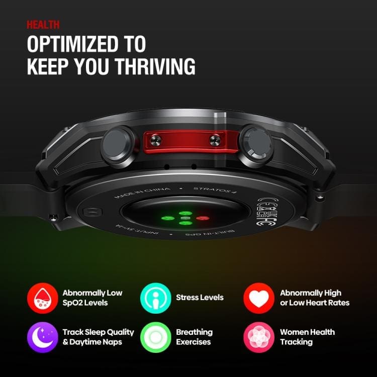 Zeblaze Stratos 4 GPS Rugged Smart Watch | 1.43" AMOLED Display | Bluetooth Voice Calls | 5 ATM - Image 6