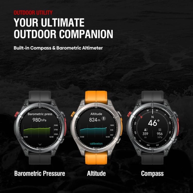 Zeblaze Stratos 4 GPS Rugged Smart Watch | 1.43" AMOLED Display | Bluetooth Voice Calls | 5 ATM - Image 7