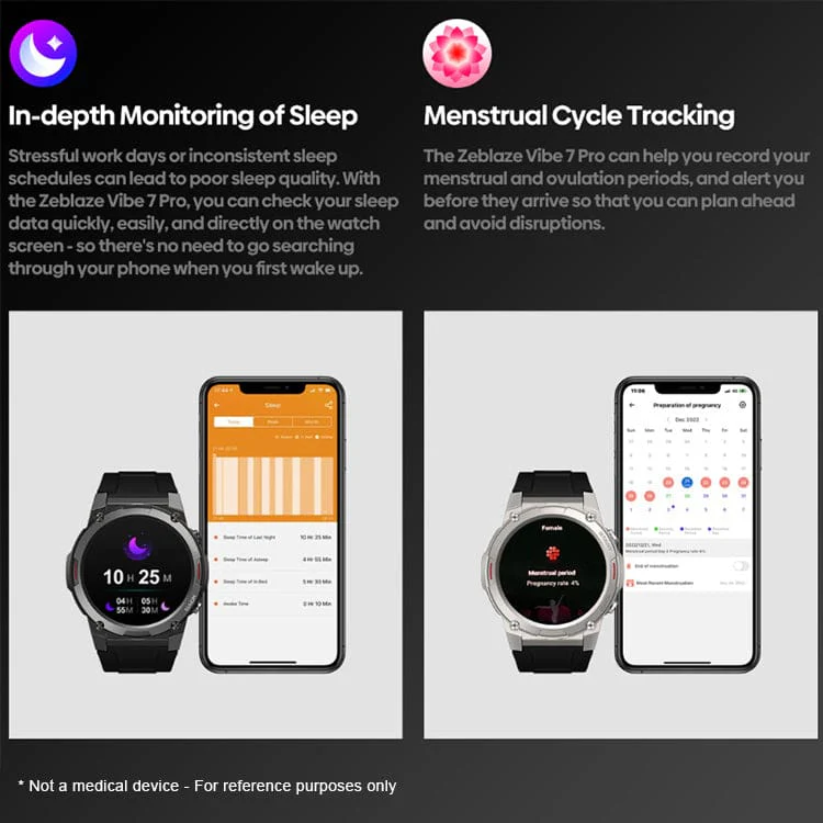 Zeblaze Vibe 7 Pro Rugged Smart Watch, 1.43" AMOLED Display, BT Voice Calls, 100+ Sports Modes - Image 10