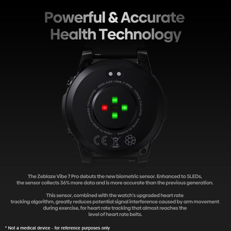 Zeblaze Vibe 7 Pro Rugged Smart Watch, 1.43" AMOLED Display, BT Voice Calls, 100+ Sports Modes - Image 8