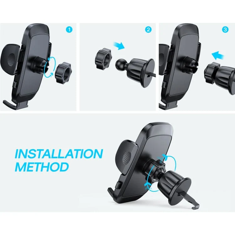 ZS259 Car Phone Cradle, Locking Vent Mount, Auto Grip, Up to 7" screen phones - Image 7