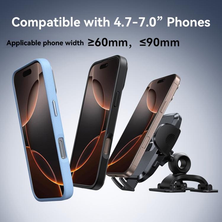 ZS259 Car Phone Cradle, Triple Foot Mount, Auto Grip, Up to 7" screen phones - Image 7